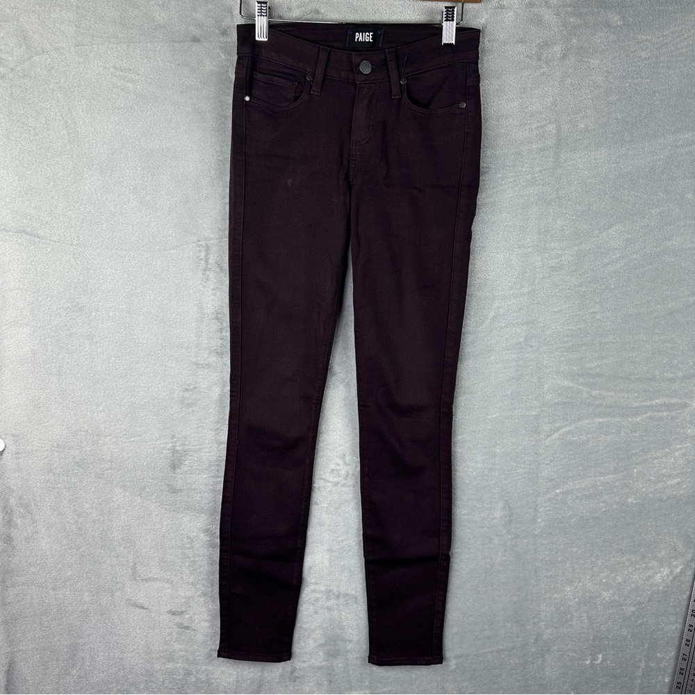 PAIGE Verdugo Ultra‎ Sunny Purple Skinny Jeans size 24